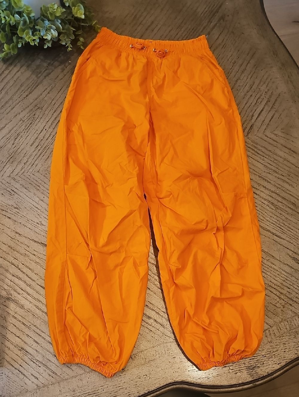 Bright Orange Windbreaker Joggers Size 10 Sanctuary